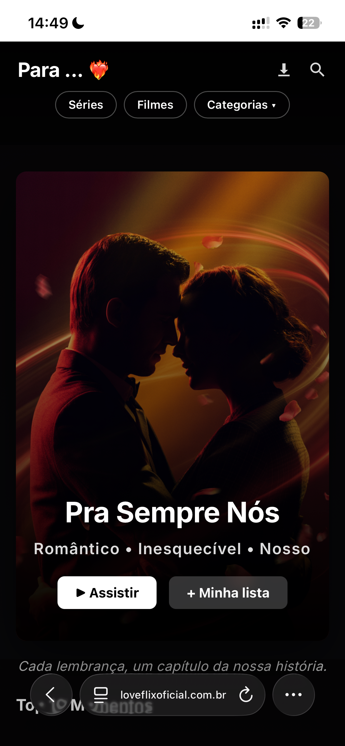 Demonstração LoveFlix